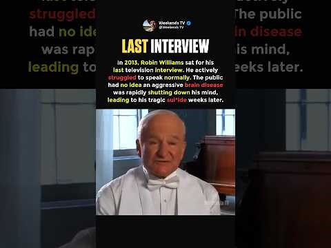 Robin Williams' Last Interview Hid a Brain Disease Nobody Knew About #shorts