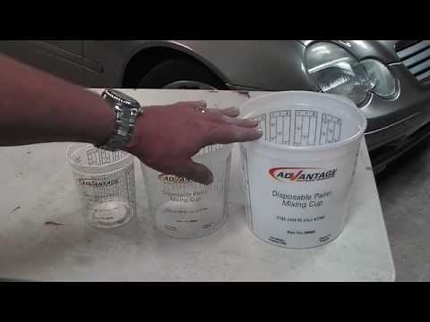 How to Read an Advantage Paint Mixing Cup