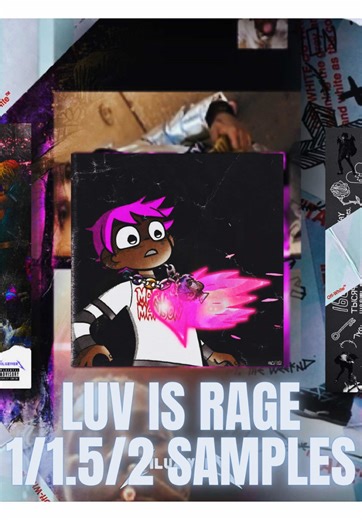 Every sample from #liluzivert’s #luvisrage albums (1, 1.5, and 2). Not many, but still cool to see. 🎧 #rap #hiphop #liluzi
