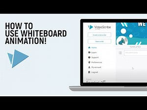 How to use Videoscribe Whiteboard animation [easy]