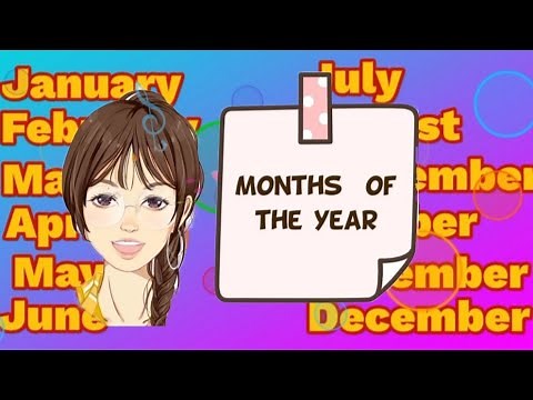 Months of the Year | Song | Number of Days in Each Month