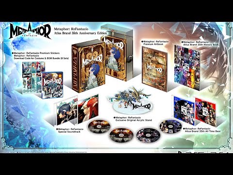 Metaphor ReFantazio Atlus Brand 35th Anniversary Edition looks INCREDIBLE 😍😍
