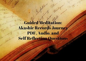 Guided Meditation: Akashic Records Journey PDF, Audio, and Personal Reflection Questions - Etsy