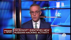 Microsoft identifies new Russian hacking activity on tech companies
