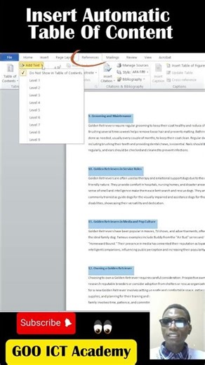 🚀 Create Table of Contents in MS Word in JUST 5 Seconds! 😱 (Windows 11 Trick)