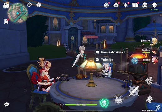 Yoimiya and Ayaka's Conch Adventure in Genshin Impact