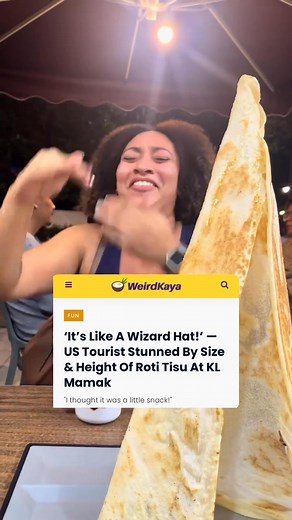57K views · 1.5K reactions | Girl has yet to meet the final boss: KLCC roti tisu  Video credits: TikTok/@z_salima | WeirdKaya | Facebook