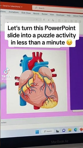 Bet you didn’t know you could create a puzzle in PowerPoint! #powerpoint #classpoint #ppt