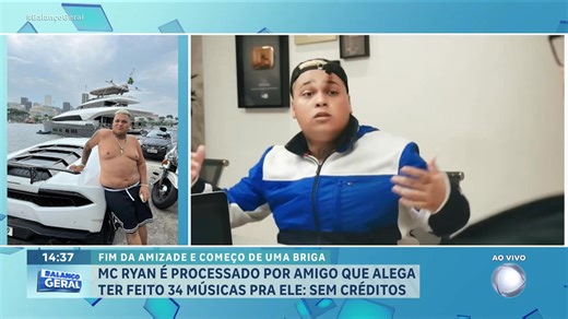 112K views · 1.4K reactions | O cantor Luska, amigo do MC Ryan SP, está processando o funkeiro pelo uso comercial de 34 músicas sem autorização. Segundo ele, 31 das gravações foram lançadas por MC Ryan sem dar os créditos, mas o funkeiro teria prometido divulgar o nome dele. Agora, Luska pede na Justiça uma indenização de R$ 200 mil por danos morais #AHoraDaVenenosa #BalançoGeral | Balanço Geral | Facebook