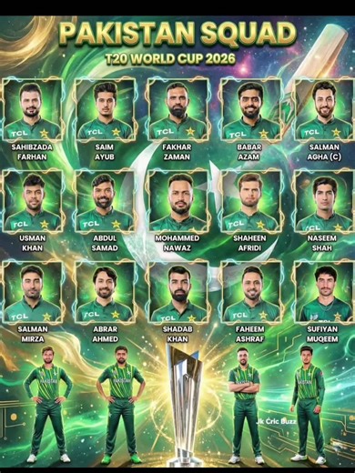 Pakistan Squad Insights for T20 World Cup 2026