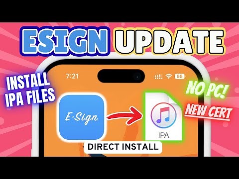 UPDATED! Esign iOS | Install IPA Files on iPhone/iPad No PC + Anti Revoke