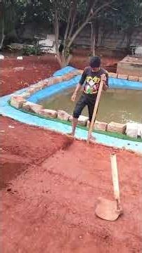 This pond edging technique is so satisfying #gardenmaking #satisfying