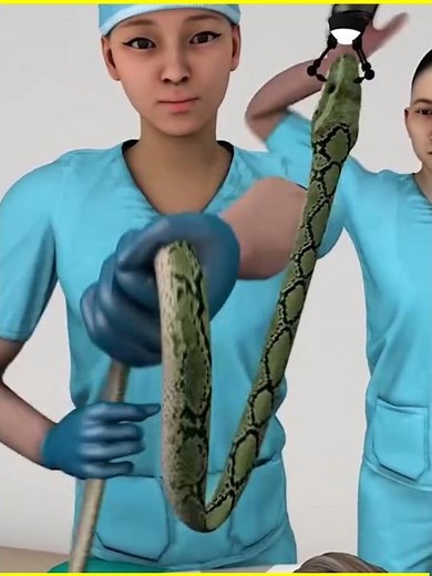 What will happen if a snake goes inside your stomach