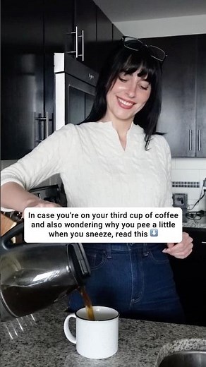 That third cup of coffee hitting… and suddenly your bladder is too 👀☕️