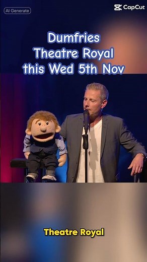 The Paul Zerdin Jaw-Drop show comes to Dumfries Theatre Royal this Wednesday November 5th #comedy