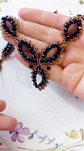 DIY Crystal Leaf Necklace Tutorial 🌿🌿 | Wedding Decoration Ideas