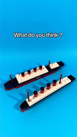 Old VS New Lego Lusitania !