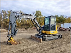2016 JOHN DEERE 50G MINI EXCAVATOR
