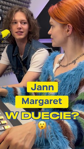 @Jann i @Margaret w duecie? 😱 Co oni kombinują w naszym studiu! 🥰 Śledźcie nasze social media - już wkrótce więcej materiałów z tą dwójką! ❤️ #dlaciebie #jann #eurowizja #margaret #news