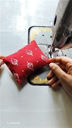 diy pillow cover making tutorial for beginners ‪@Sewingtales‬ #shorts #shortvideo #viral #diy #sewing