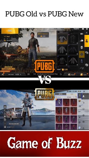 PUBG Old vs PUBG New #bgmi #pubgmobile