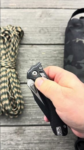 Microtech Amphibian RAM-LOK - Black Apocalyptic - Available at GPKNIVES.com! #MicrotechKnives