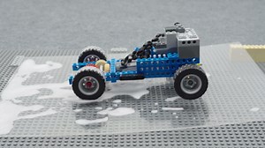 Testing LEGO Car on Challenging Slopes and Creative Builds