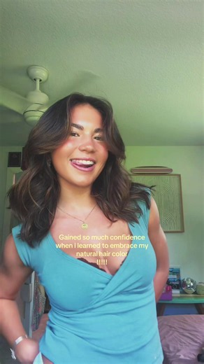10x more confident as a brunette!!🤗 #brunette #naturalhaircolor #hairtok #hairaudios #OOTD