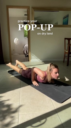 Practice Your Surf Pop-Up with Dryland Exercise!