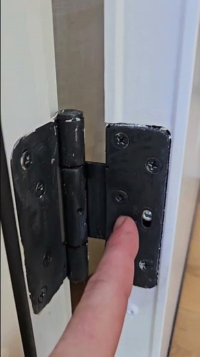 Andersen 200 series dbl. French door. adjusting hinges for secure locking action