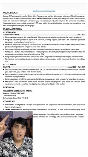 CV Sleman Kerja - Pesan Sekarang di Instagram Kita!