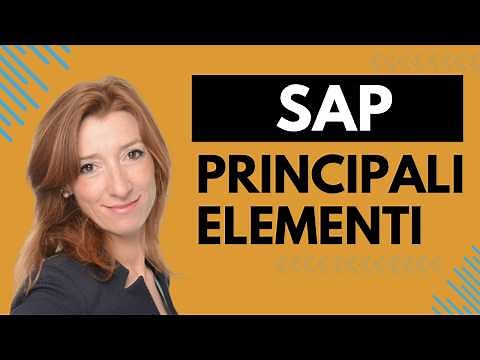 Tutorial online in italiano: comprendere i principali elementi della schermate di SAP ERP