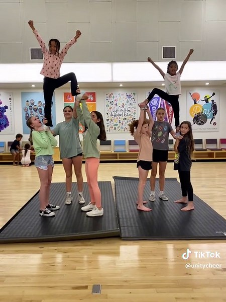 #unitycheer #greatparkcheer #youthcheer #nacheer #level1cheer #level1cheerleading #level1stunts #beginnercheerleader #countdowntocompetition