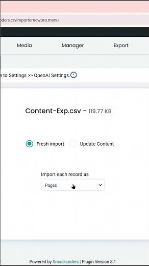 How to Import WordPress Site Content from Localhost #shorts