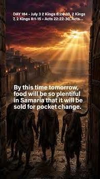 How Elisha Predicted the Siege's End #ancient #faith