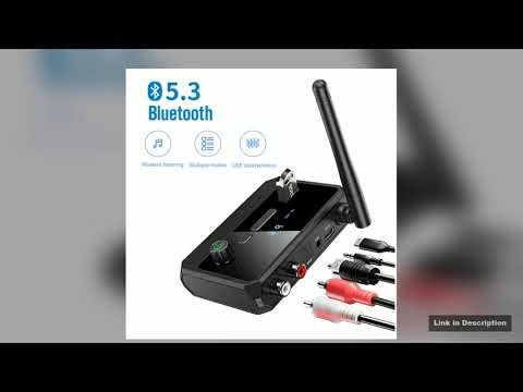 Bluetooth 53 Audio Receiver Wireless Audio Adapter With AUX 35mm RCA Optical Jack Support Udisk