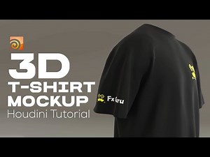 3D T-Shirt Mockup - Houdini Tutorial