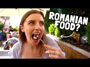 🇷🇴 TRYING TRADITIONAL ROMANIAN FOOD | SIGHISOARA FOOD TOUR | ROMANIA