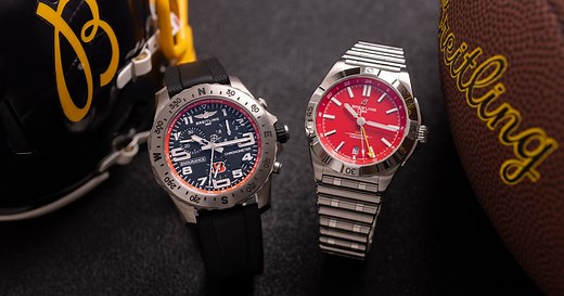 Introducing: Breitling Launches Two New NFL Team Watches With Deal To Be Official Timepiece Partner Of League