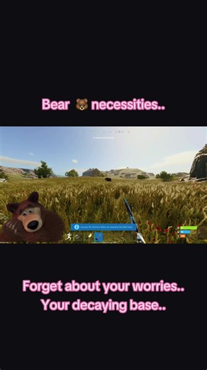Embracing the Bear Necessities in Rust Gameplay