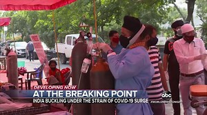 179K views · 2.2K reactions | AT THE BREAKING POINT: Maggie Rulli reports from New Delhi as the country’s medical system nears its breaking point and as top doctors there call for a lockdown expansion in wake of the crisis. https://abcn.ws/3bhfkDI | ABC World News Tonight with David Muir | Facebook
