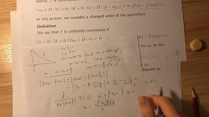 数学分析，第四讲（Mathematical Analysis, 4th Class, MTH125@XJTLU, 2020）