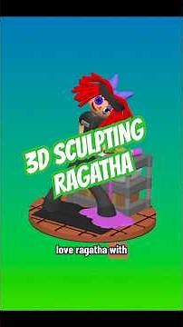 3D modeling Ragatha!🎪 #digitalcircus #tadc #ragatha #3dmodeling