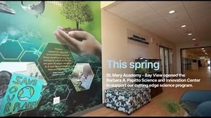 1.7K views · 53 reactions | Bay View is supporting our cutting edge science program within our new Science and Innovation Center  The Center's goal is to help students prepare for careers in the fields of science, technology, engineering, and math. The Barbara A. Papitto Science and Innovation Center is named after the founder of the Papitto Opportunity Connection. | St. Mary Academy - Bay View | Facebook