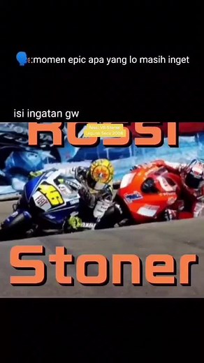 Rossi vs Stoner circuit Laguna Seca 2008 #motogp #epicmoments #rossi #stoner #rossivsstoner #lagunaseca2008 #AsikBarengResso #fhp #fypシ