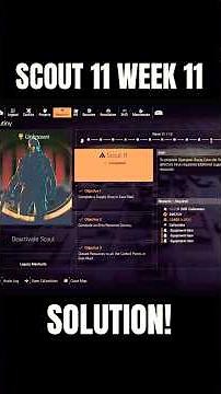 Scout 11 Is LIVE! Easy Elite Convoy + Supply Drop Clears – Division 2 Mutiny #shorts