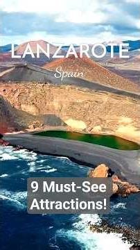 🇪🇸 9 Must-See Spots in LANZAROTE! | Canary Islands Travel Guide #lanzaroteisland