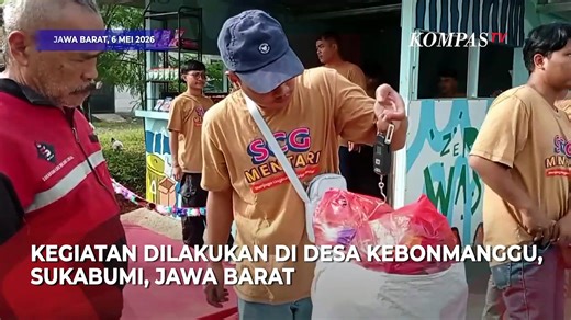 Keren! Warga Sukabumi tukar sampah dengan kebutuhan rumah tangga