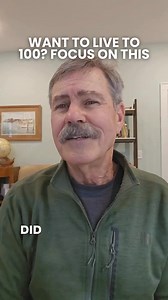 19 reactions | Want to live to 100? Focus on this. Did you know that...