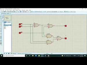 how to make a full adder in proteus | simulation of full adder in proteus